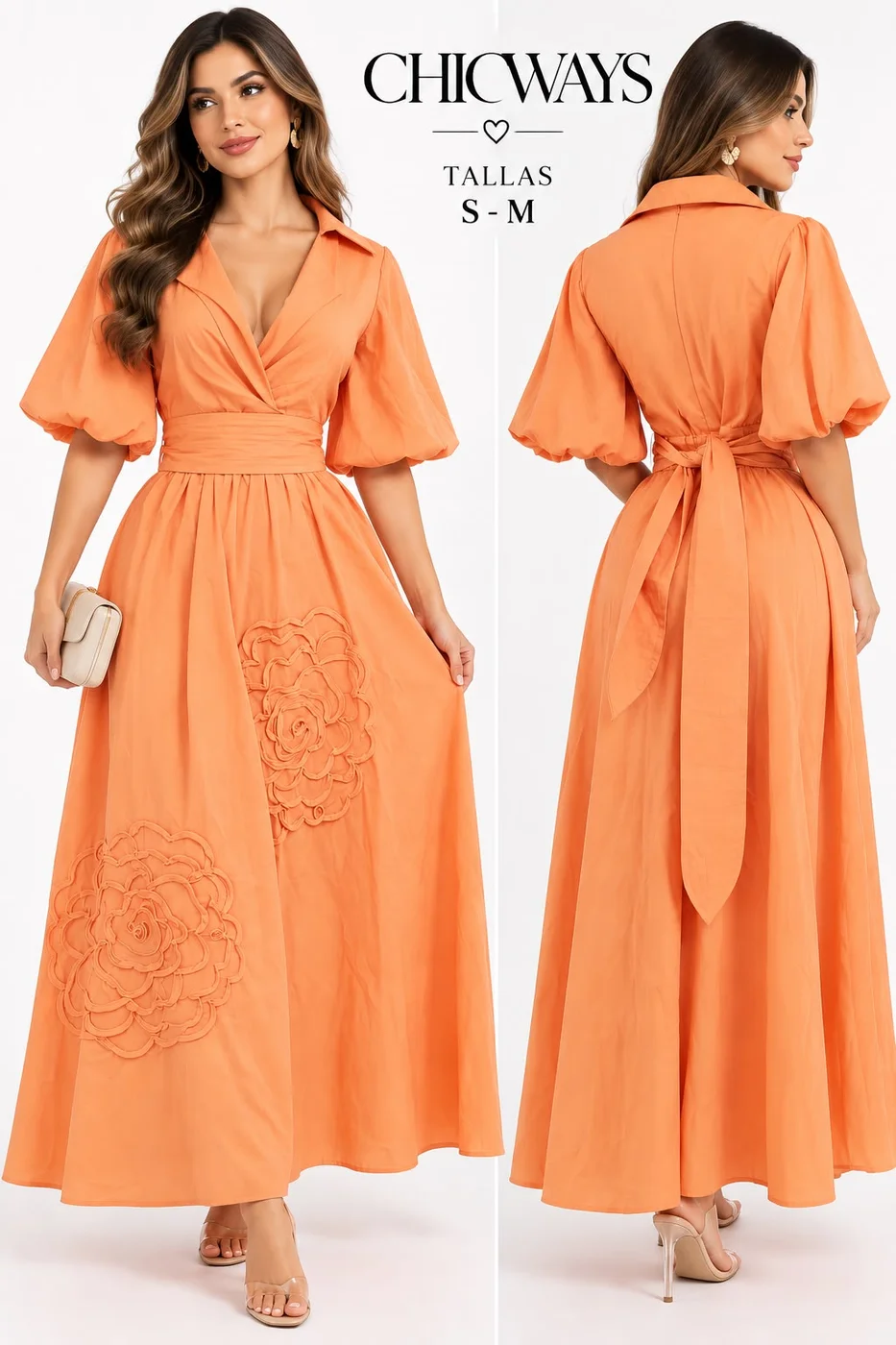 Vestido Coral Garden