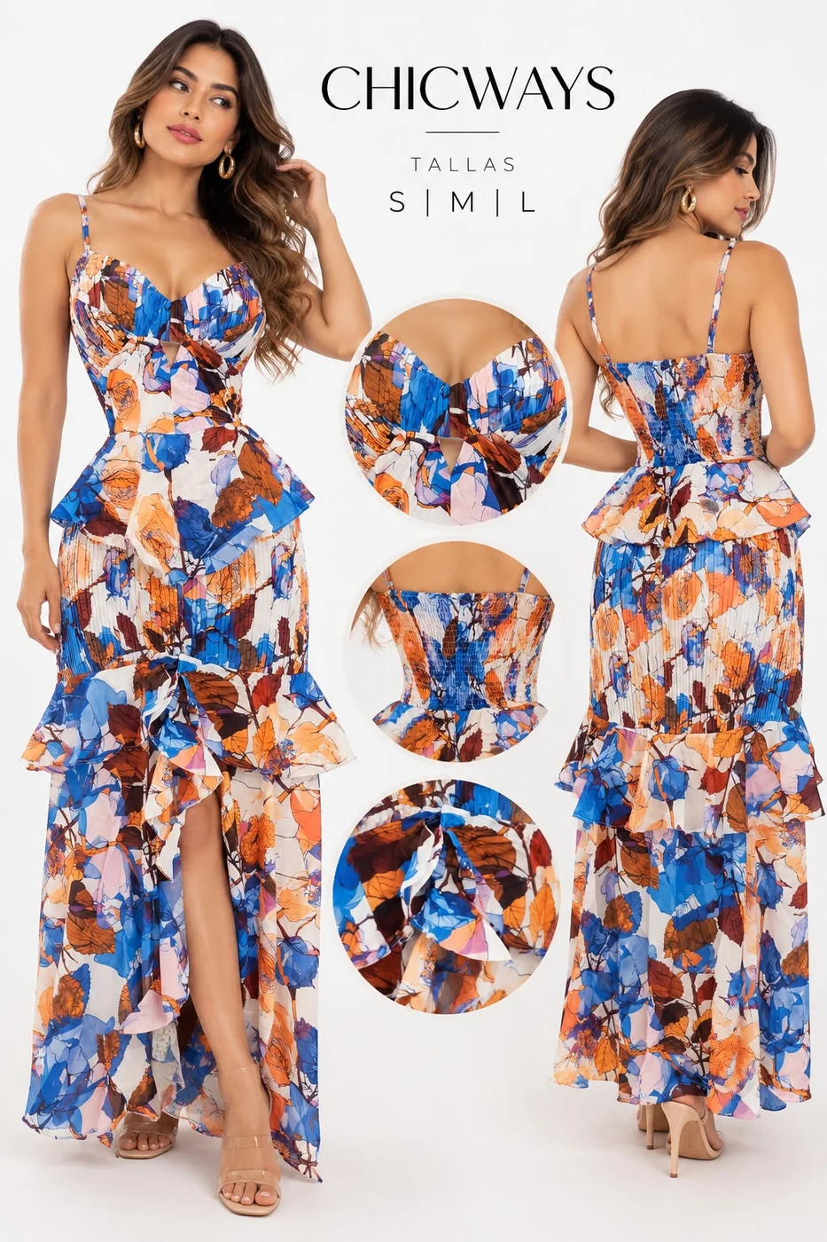 Vestido Maxi Floral "Brisa Tropical"